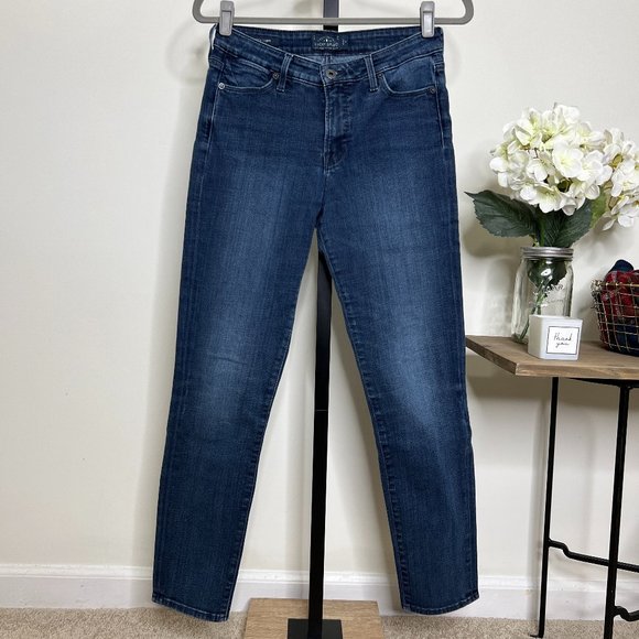 Lucky Brand Hayden Jeans - 4/27 A - Skinny - Mid-Rise - Dark Rinse - Ankle - Picture 5 of 12